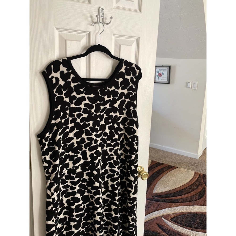 Sweater Dress black and white Jessica London plus Size